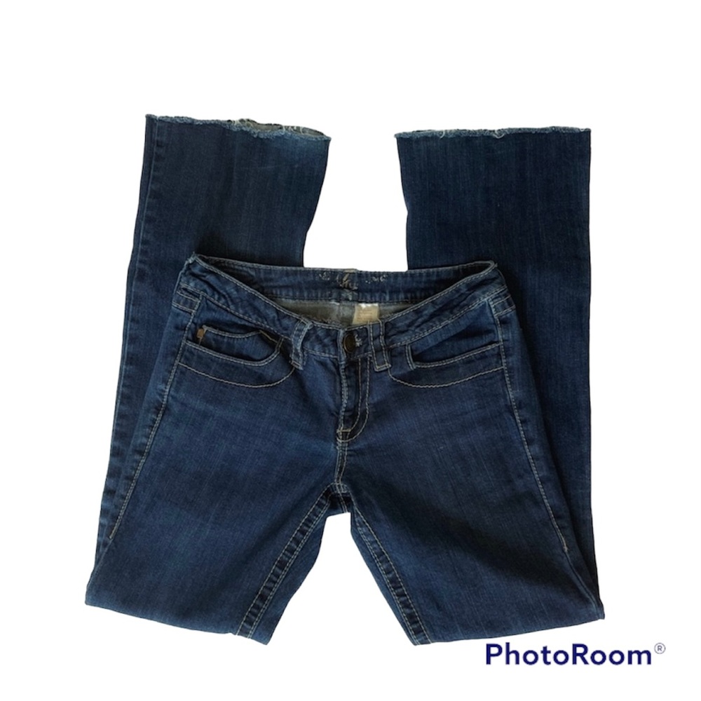 Infusion raw-edge jeans
